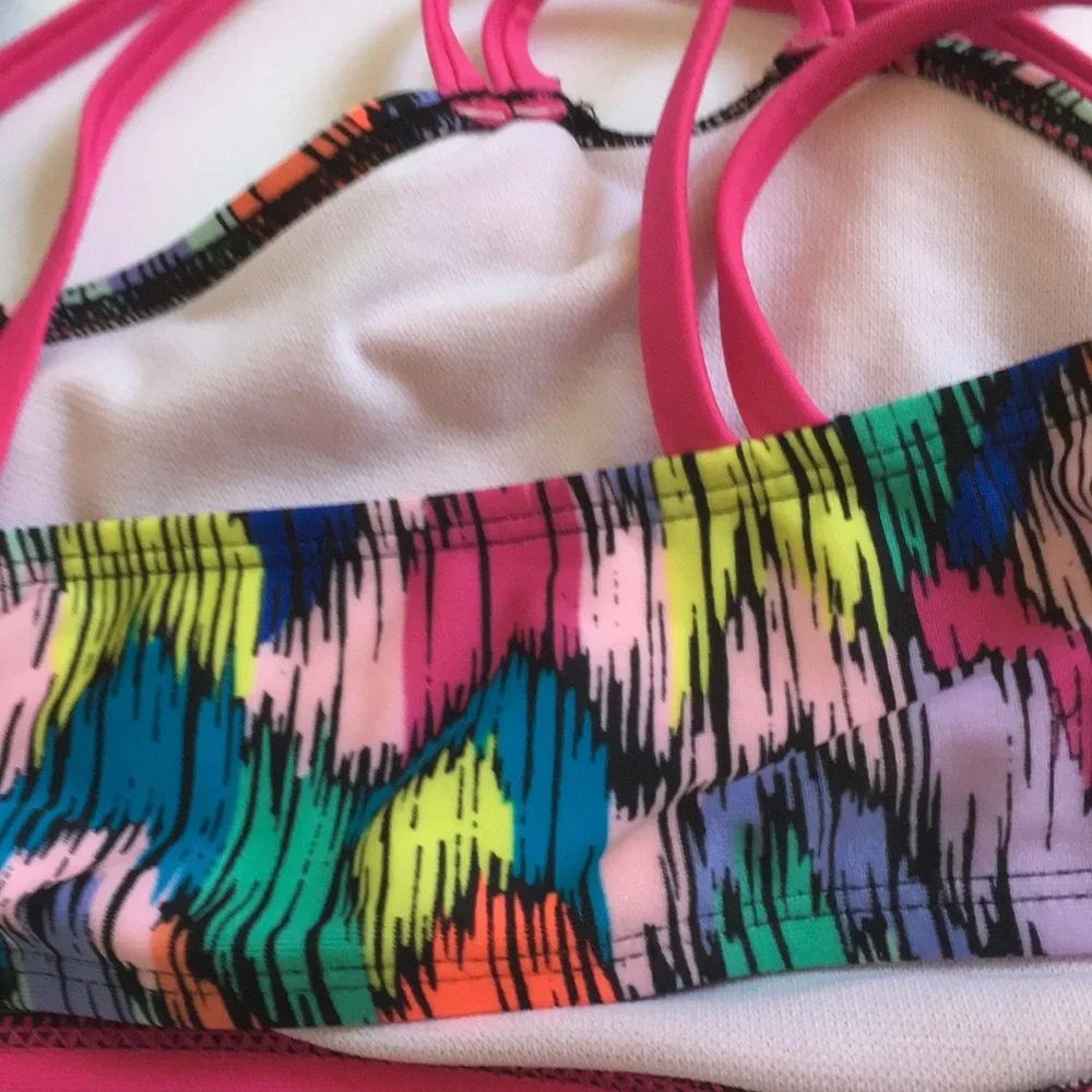 FINAL MARKDOWN Girls art class swimsuit top only large 10